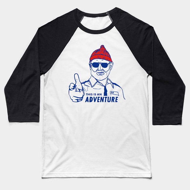 this is an adventure Baseball T-Shirt by light nightmare